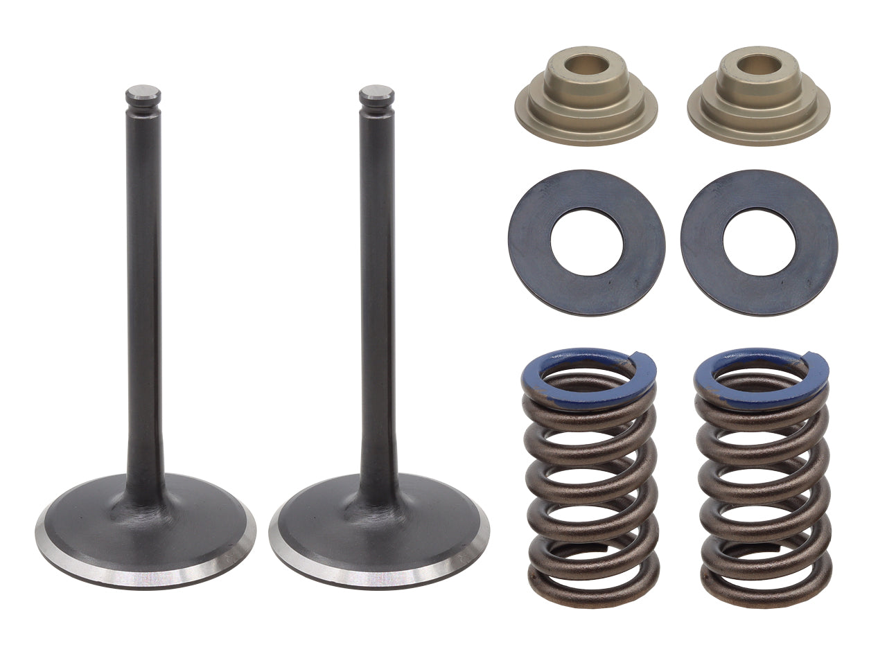 Intake Valves (Set with springs & retainers) Kawasaki KXF450 17-18 Steel (12004-0745)
