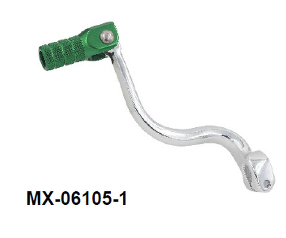 Gear Shift Lever Kawasaki KX125 03-05, KX500 94-04 Silver