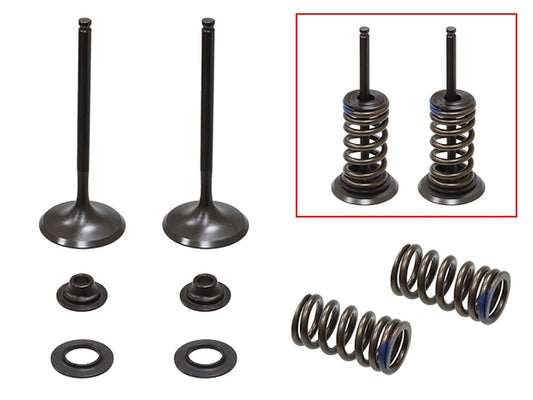 Intake Valves (Set of 2 with springs & retainers) Kawasaki KXF250 04-06, Suzuki RMZ250 04-06 Steel (MX-09509I) (31x4.48x79mm)
