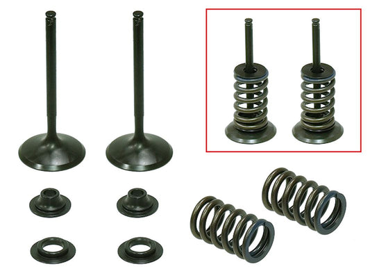 Intake Valves (Set of 2 with springs & retainers) Honda CRF450R 02-08, TRX450R/ER 06-14 Steel (MX-09502I) (36x5.49x84.75mm)
