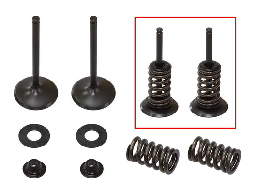 Intake Valves (Set of 2 with springs & retainers) Kawasaki KXF450 06-08, KFX450R 08-13 Steel (35.95x5.45x83.3mm)
