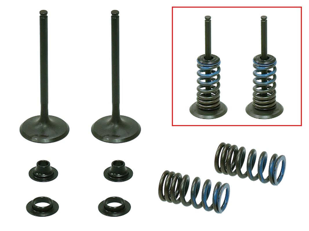 Intake Valves (Set of 2 with springs & retainers) Honda CRF250R 04-07, CRF250X 04-17 Steel (MX-09526I)
