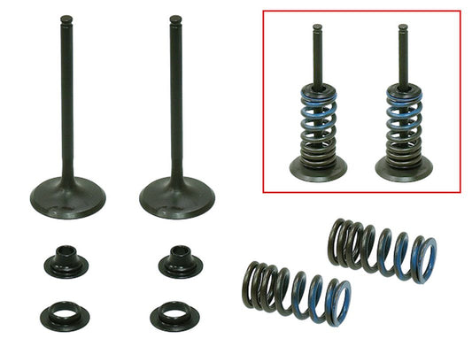 Intake Valves (Set of 2 with springs & retainers) Honda CRF250R 04-07, CRF250X 04-17 Steel (MX-09526I)