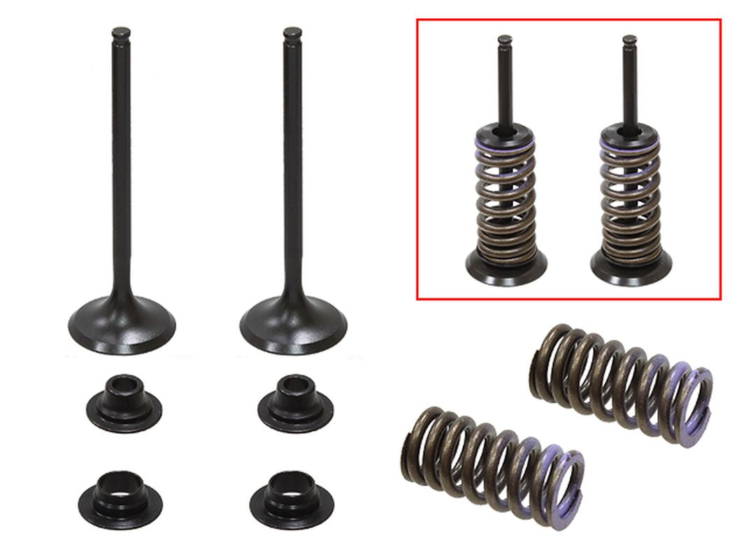 Intake Valves (Set of 2 with springs & retainers) Honda CRF150R/RB 07-23 Steel (MX-09545I) (25.92x4.44x77.98mm)
