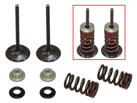 Intake Valves (Set of 2 with springs & retainers) Suzuki RMZ250 10-15 Steel (MX-09531I) (31x4.48x80.2mm)