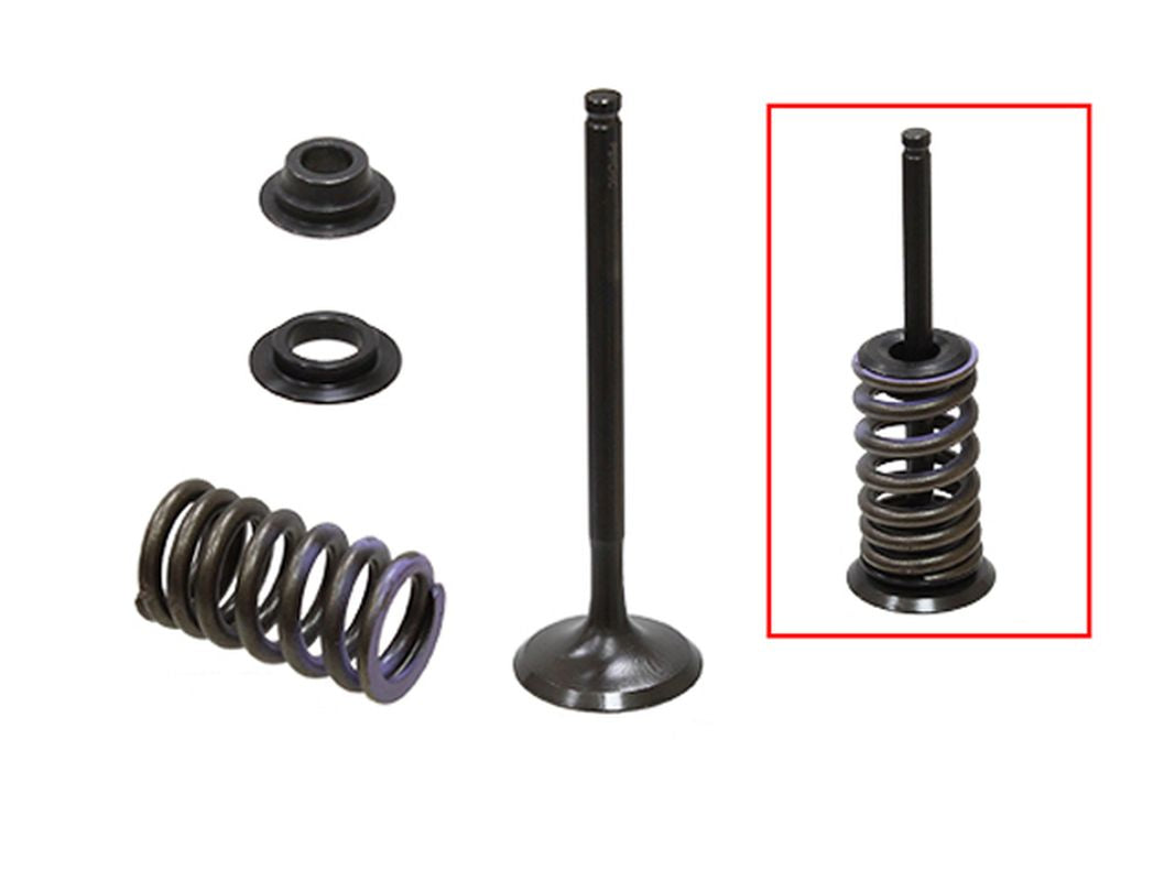 Exhaust Valve (Complete with springs & retainers) Honda CRF150F 06-17 Steel (MX-09544E) (25.9x4.94x82.63mm)