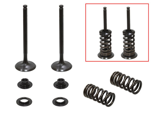 Exhaust Valves (Set of 2 with springs & retainers) Husqvarna FE350 14-19, KTM EXCF350 12-18, KTM XCF-W350 12-18 Steel (MX-09555E) (29x5.4x89.2mm)