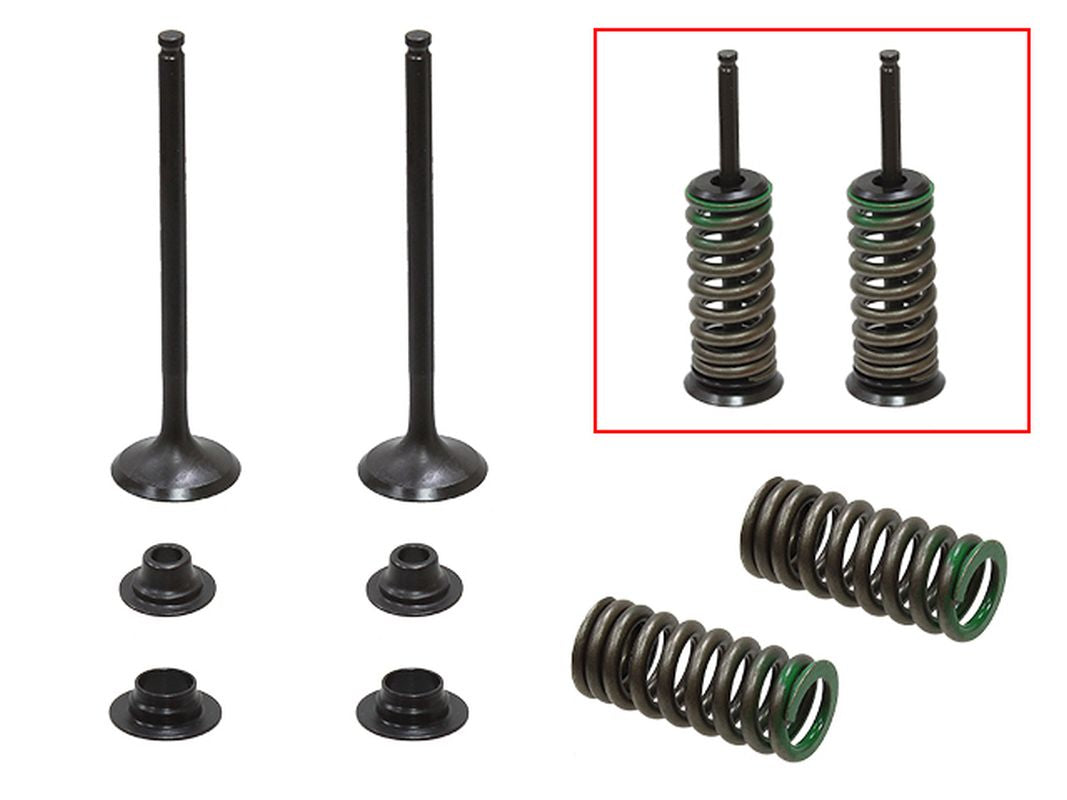Exhaust Valve (Complete with springs & retainers) Honda CRF150R, CRF150RB 07-23 Steel (MX-09545E) (22.5x4.4x79.95mm)