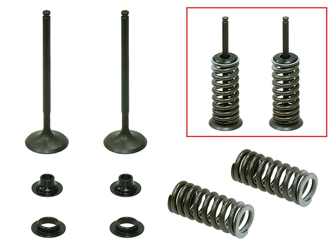 Exhaust Valves (Set of 2 with springs & retainers) Honda CRF250R 10-15 Steel (MX-09532E) (25x4.46x84.2mm)