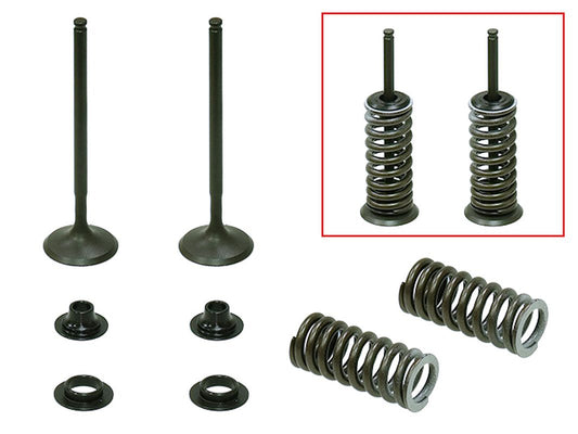 Exhaust Valves (Set of 2 with springs & retainers) Honda CRF250R 10-15 Steel (MX-09532E) (25x4.46x84.2mm)