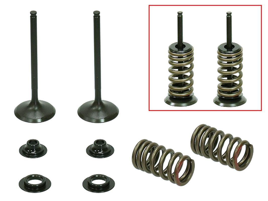 Exhaust Valves (Set of 2 with springs & retainers) Honda CRF450R 02-06 Steel (MX-09534E) (31x4.97x84.3mm)