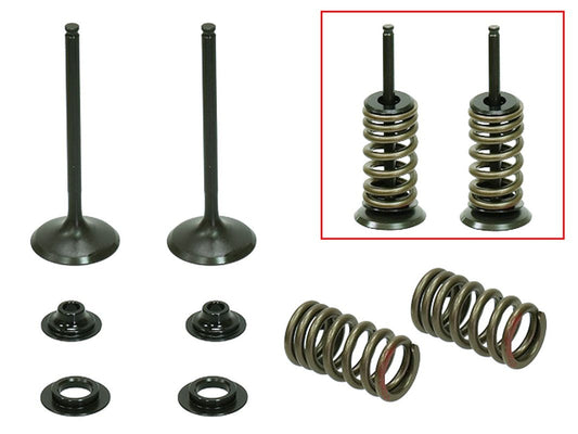 Exhaust Valves (Set of 2 with springs & retainers) Honda CRF450R 02-06 Steel (MX-09534E) (31x4.97x84.3mm)