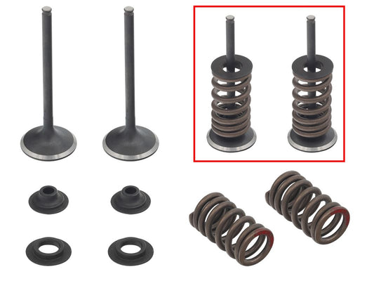 Exhaust Valves (Set of 2 with springs & retainers) Honda CRF450R 07-08 Steel (MX-09501E) (30x4.98x84.3mm)