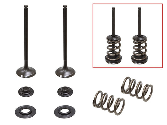 Exhaust Valves (Set of 2 with springs & retainers) Husaberg FE250 13, KTM EXCF250 08-14 (MX-09551E)