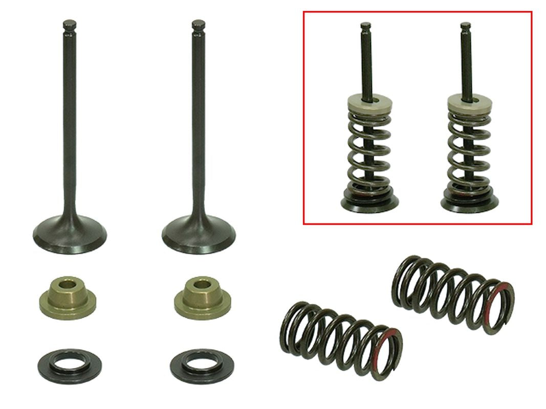 Exhaust Valves (Set of 2 with springs & retainers) Yamaha YZF250 01-13, WR250F 01-13 Steel (MX-09519E) (24.5x4.47x78mm)