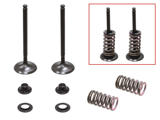Exhaust Valves (Set of 2 with springs & retainers) Yamaha YZF450 10-13 Steel (MX-09541E) (29.95x5.39x85.95mm)