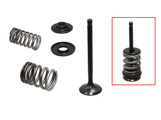Exhaust Valve (Complete with springs & retainers) Yamaha TW200 87-16, TTR225 00-16, TTR230 00-16 Steel (MX-09518E, XU-09518E-2) (28.5x6x92.5mm)