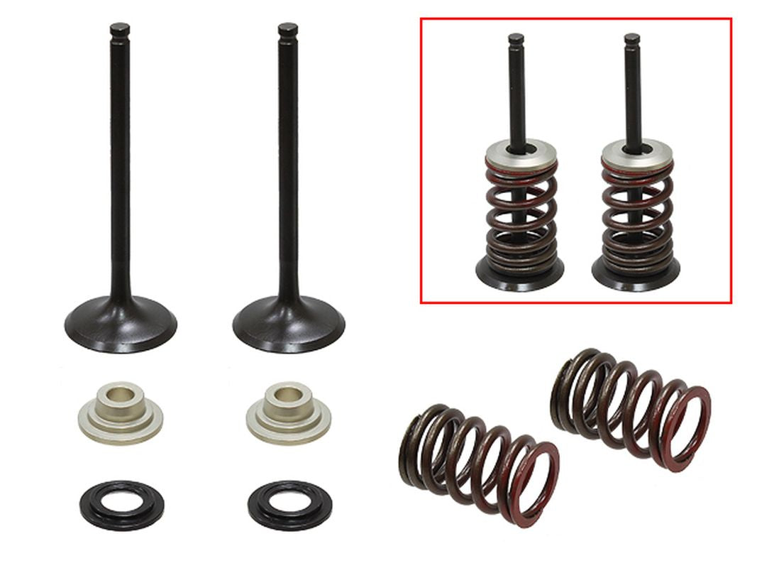 Exhaust Valves (Set of 2 with springs & retainers) Suzuki RMZ450 05-06 Steel (MX-09536E) (36x4.98x81.3mm)