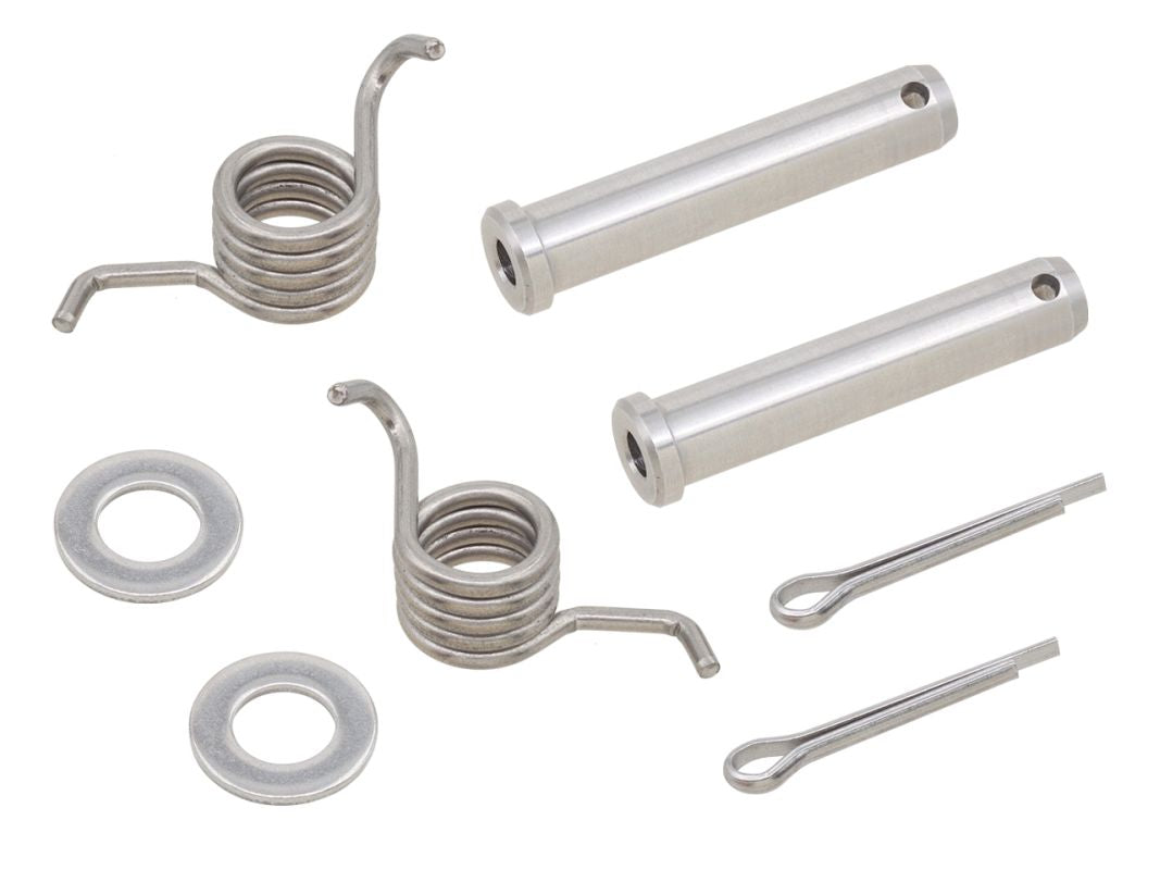 Footpeg Mounting Kit (Pins, springs, washers, retainers) KTM EXC125-500 23-24, XC125-500 23-24, EXCF250-500 23-24, SXF250-450 23-24, XCF250-450 23-24, XCW125-500 23-24, XC-FW125-500 23-24