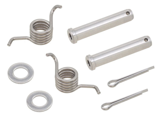 Footpeg Mounting Kit (Pins, springs, washers, retainers) KTM EXC125-500 23-24, XC125-500 23-24, EXCF250-500 23-24, SXF250-450 23-24, XCF250-450 23-24, XCW125-500 23-24, XC-FW125-500 23-24