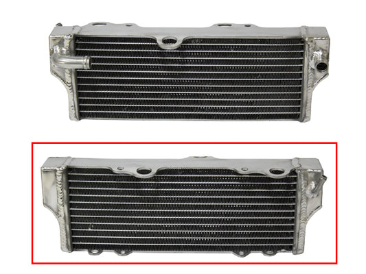 Radiator Husqvarna CR125 00-08, WR125 00-08, WR250 00-10, CR250 00-05, WR300 09-10 Reinforced Increased Capacity Left