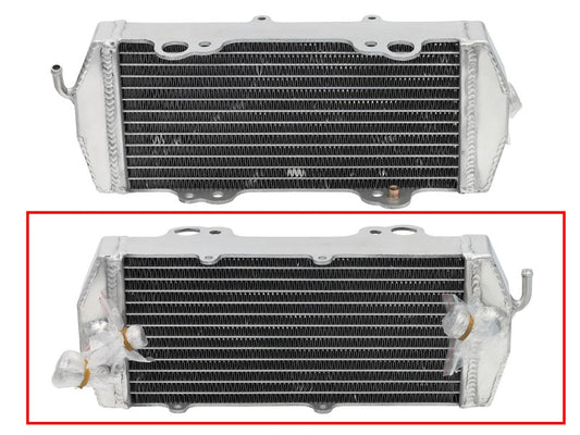 Radiator KTM SX 00-05, EXC 04-07, SX400 00-02, EXC400 00-02, SX450 00-02, EXC450 00-02, SX520 00-02, EXC520 00-02, SX525 00-05, EXC525 00-05 Reinforced Standard Capacity Right