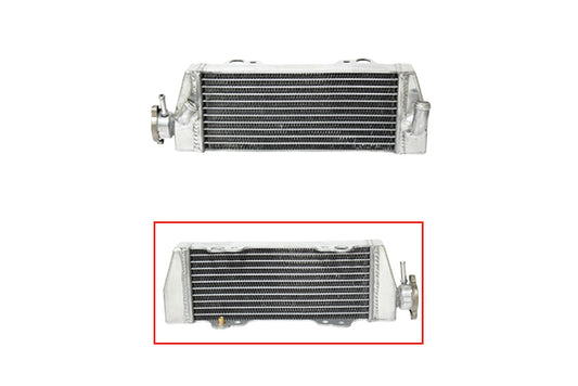 Radiator KTM SX125 98-06, SX144 98-06, SX150 98-06, EXC125 98-06, SX250 03-06 Reinforced Standard Capacity Left (with cap)