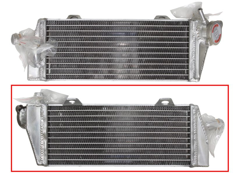 Radiator KTM SX125 16-18, SX250 17-18, SXF250 16-18, SXF350 16-18, EXCF250 17-18, EXCF350 17-18 Reinforced Increased Capacity Right (with cap)