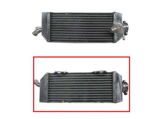 Radiator KTM SX450 03-07, EXC450 03-07, SX525 03-07, EXC525 03-07 Reinforced Standard Capacity Left (with cap)