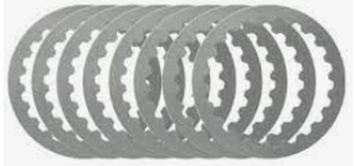 Clutch Steel Plates Honda XL600V Transalp 87-99, TRX400X 99-12, TRX400EX 99-12 (6pcs) (PS053A)