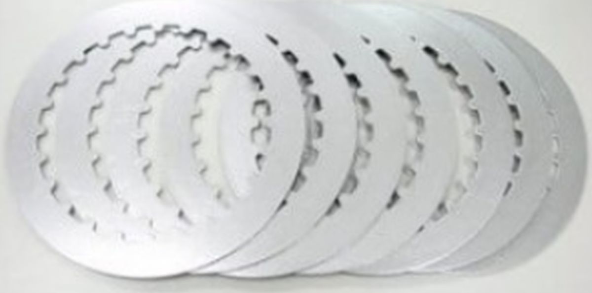Clutch Steel Plates KTM SXF250 06-12, EXCF250 07-16, Kawasaki KDX200 95-06, KDX220 95-06 (7pcs) (PS072A)