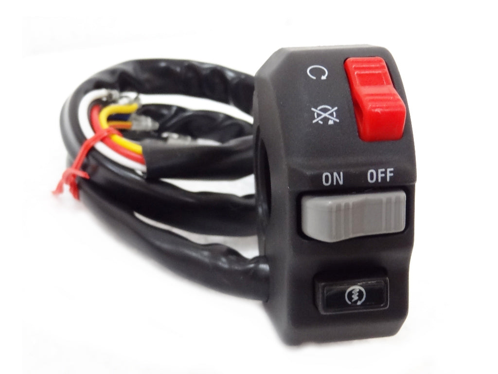 Combined Switch Ignition, Lights, Starter Handlebar Universal Right