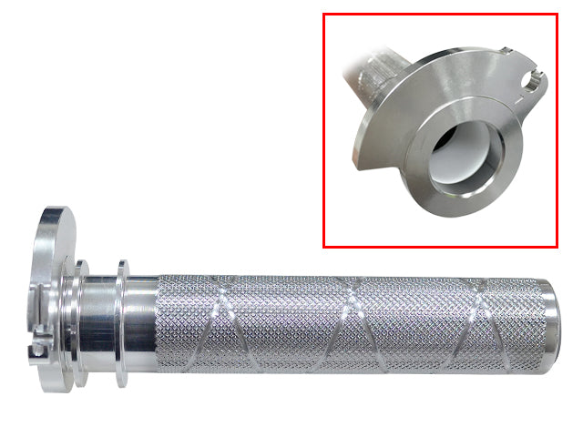 Aluminum Throttle Tube with Bearing KTM SX 2T, EXC 2T, Husqvarna CR125 00-12, WR125 00-12, CR250 00-12, WR250 00-12, Honda CR125 89-07, CR250 89-07, CR500 90-00, Husaberg