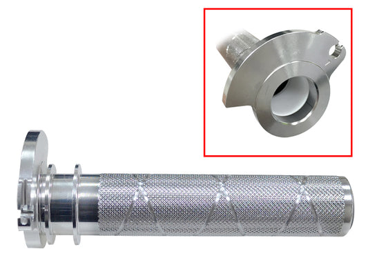 Aluminum Throttle Tube with Bearing KTM SX 2T, EXC 2T, Husqvarna CR125 00-12, WR125 00-12, CR250 00-12, WR250 00-12, Honda CR125 89-07, CR250 89-07, CR500 90-00, Husaberg