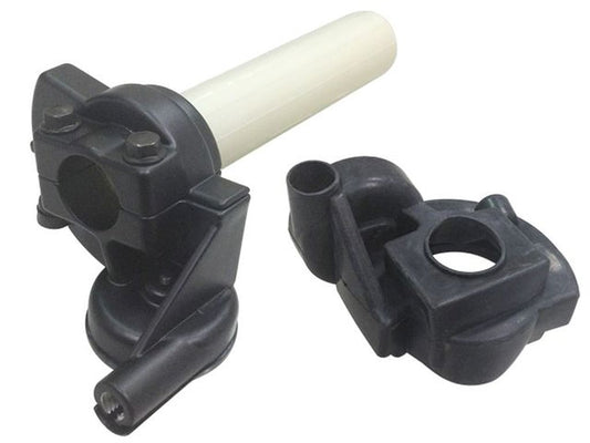 Throttle Tube Set Kawasaki KX125 02-05, KX250 02-05, Suzuki RM125 95-05, RM250 95-05, Yamaha YZ125 96-10, YZ250 96-10 with Rubber Cover (Vortex style)