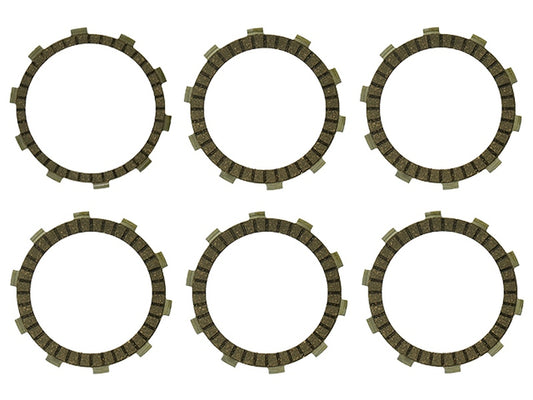 Clutch Friction Plates Yamaha YBR250 07-11, Honda XL350R 85-88 (F1675) (EBS1217)