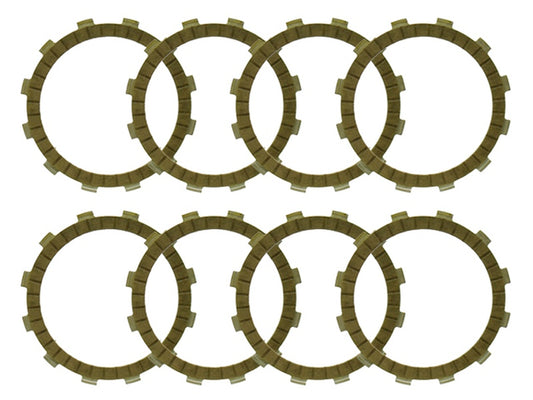 Clutch Friction Plates Racing Honda CR250 90-07, CRF450R 02-08, CRF450X 05-13, Kawasaki KXF450 06-11, KLX450R 08-15 (F1684) (EBS1247R)