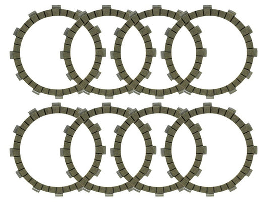 Clutch Friction Plates Racing Kawasaki GPZ900R, KX250 92-08, VN800, VN900, KLR650C 95-04 (F1772) (EBS4435R)