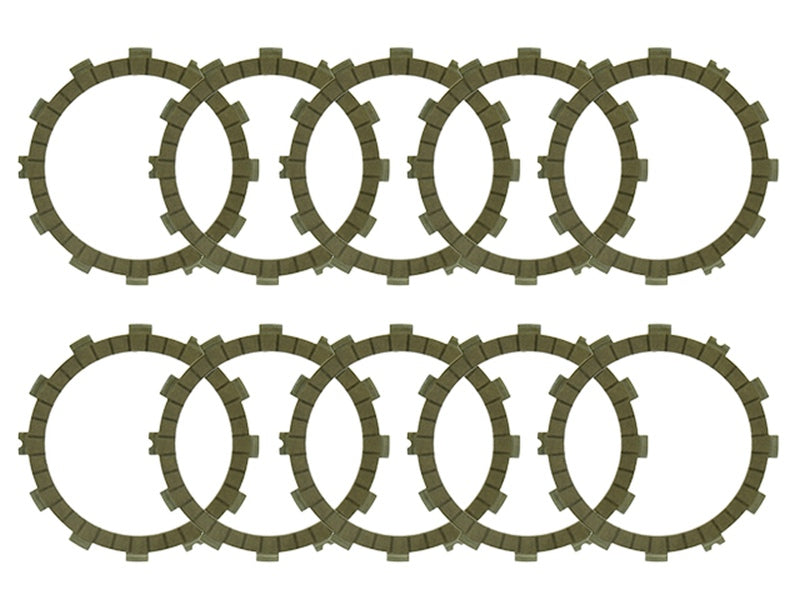 Clutch Friction Plates Racing Kawasaki ZX9R 98-04, Z1000 05-13, ZX10R 05-15 (EBS4510R)