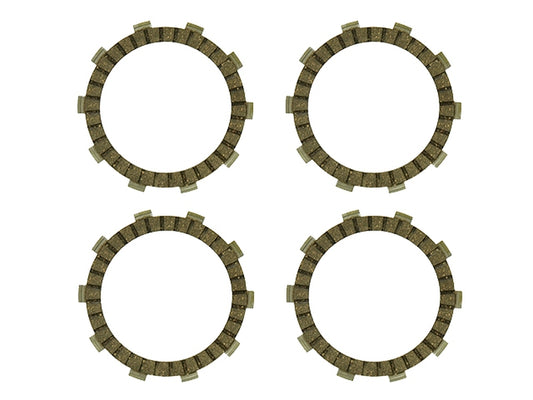 Clutch Friction Plates Yamaha SR125 89-03, XT125 99-02 (5EK, 4 Plates) (F1850) (EBS2256)