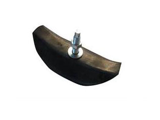 Steel Rim Lock with Rubber 1.85"