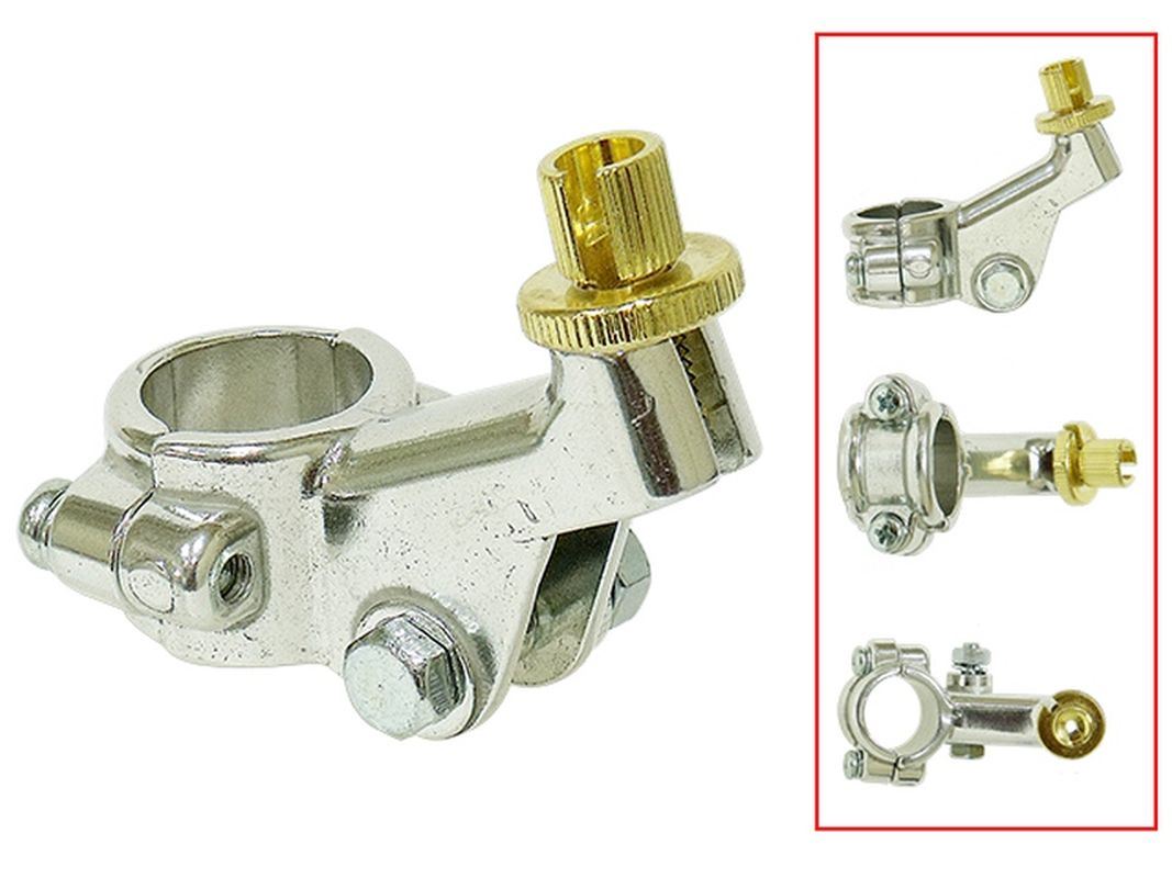 Clutch Lever Holder Honda CRF80F 05-12, CRF100F 05-12, XR200 02, XR250R 02 Silver (OEM:53171-KTO-840)