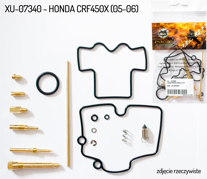Carburetor Repair Kit Honda CRF450X 05-06 (26-1470) (per carb)