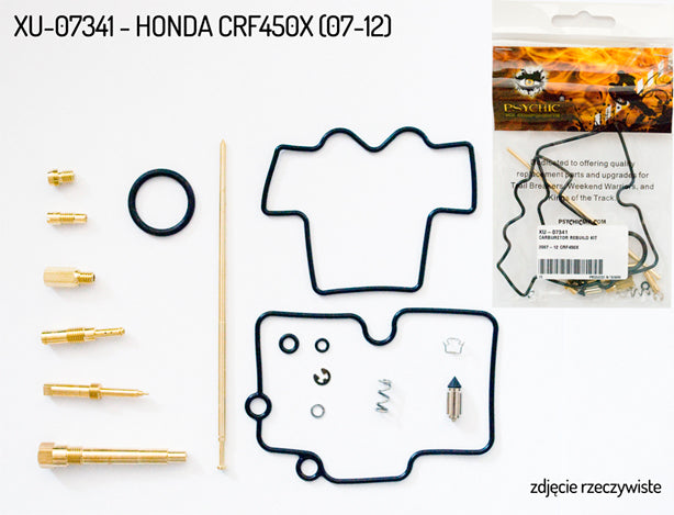 Carburetor Repair Kit Honda CRF450X 07-12 (26-1473) (per carb)