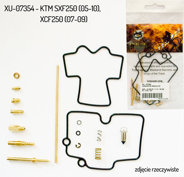Carburetor Repair Kit KTM SXF250 05-10, XCF250 07-09 (26-1520) (per carb)