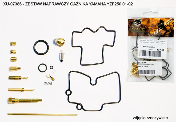 Carburetor Repair Kit Yamaha YZF250 01-02 (26-1287) (per carb)