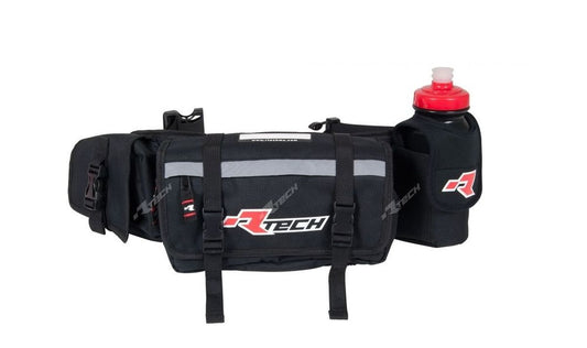 Waist bag with bottle holder