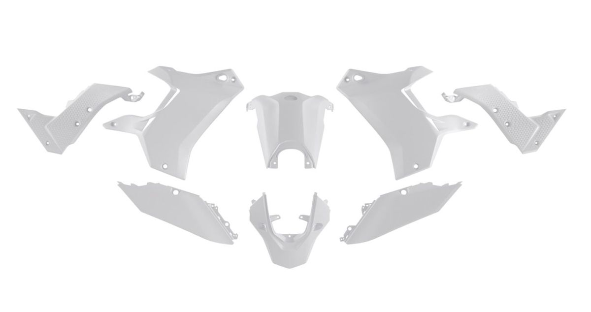 Plastics kit (without front fender) T7 Revolution YAMAHA Tenere 700 19-24 color white