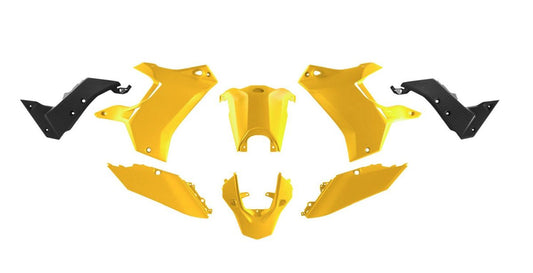 Plastics kit (without front fender) T7 Revolution YAMAHA Tenere 700 19-24 color black/yellow