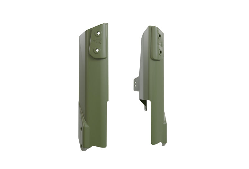Fork guards/shock covers Revolution HONDA XL 750 Transalp 23-25 color dark green - only with Racetech lower fender
